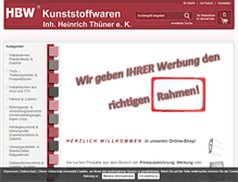 Tablet Screenshot of hbw-bock.de